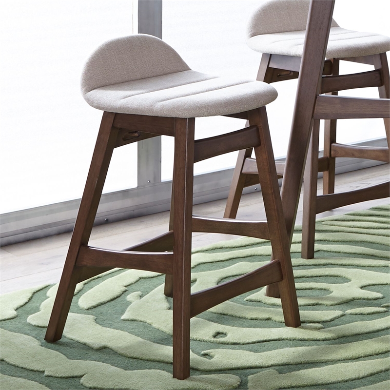 Liberty Furniture Space Savers 24 Inch Counter Chair - Light Tan -Set of 2