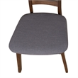 Liberty Furniture Space Savers Panel Back Side Chair- Grey - Set of 2