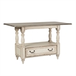 Liberty Furniture Magnolia Manor 5 Piece Gathering Table Dining Room Set - White