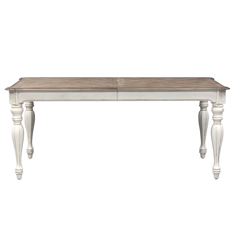 Liberty Furniture Magnolia Manor 5 Piece Leg Table Dining Room Set - White