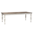 Liberty Furniture Magnolia Manor Opt 5 Piece Leg Table Dining Room Set - White