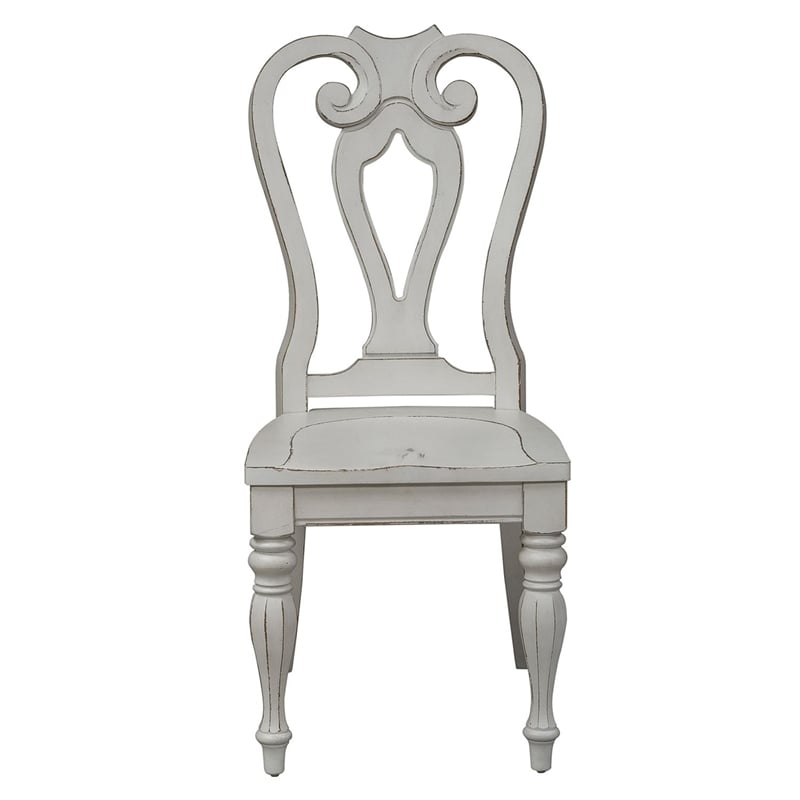 Liberty Furniture Magnolia Manor Opt 5 Piece Leg Table Dining Room Set - White