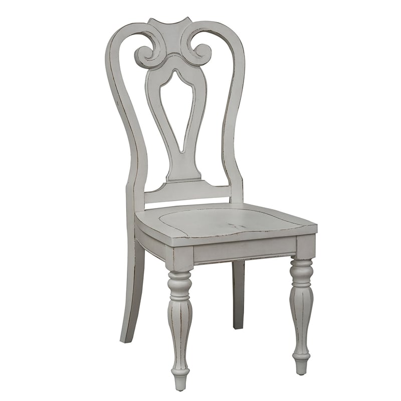 Liberty Furniture Magnolia Manor Opt 5 Piece Leg Table Dining Room Set - White