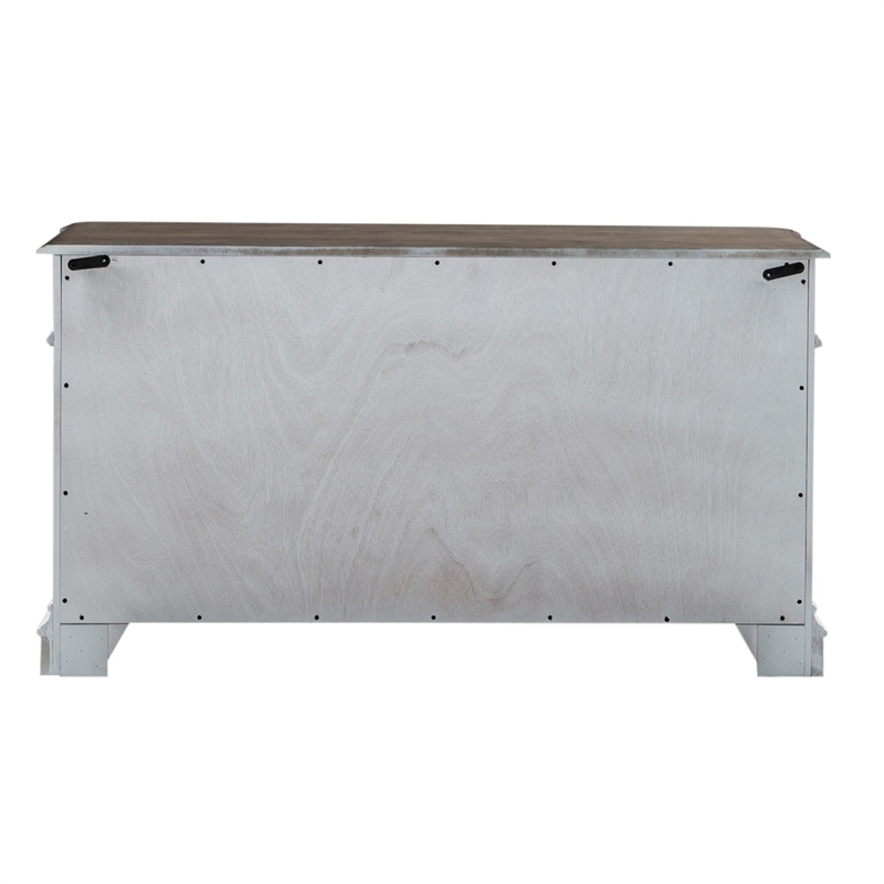 Liberty Furniture Magnolia Manor Opt Credenza & Hutch - White