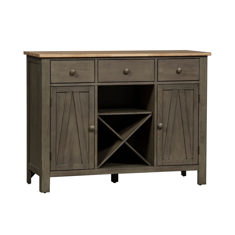 Liberty Furniture Lindsey Farm Server - Gray