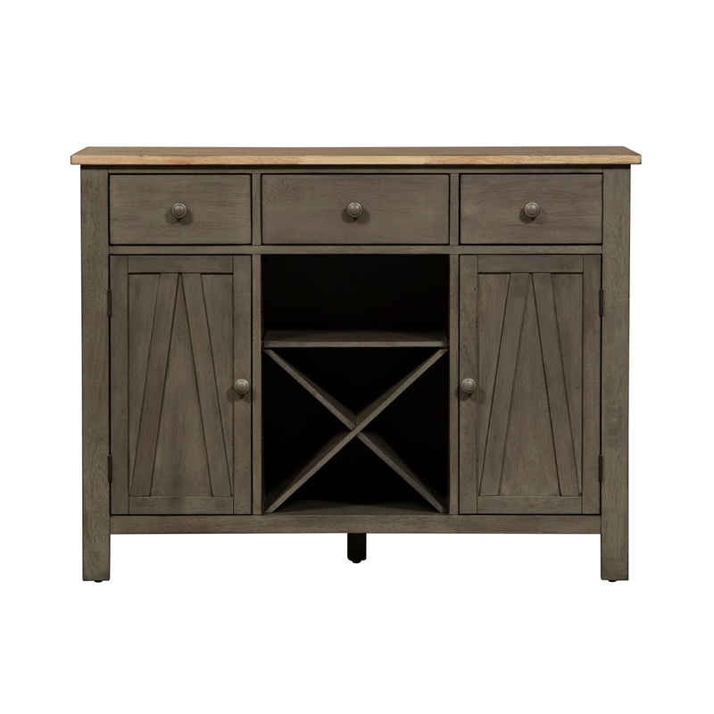 Liberty Furniture Lindsey Farm Server - Gray