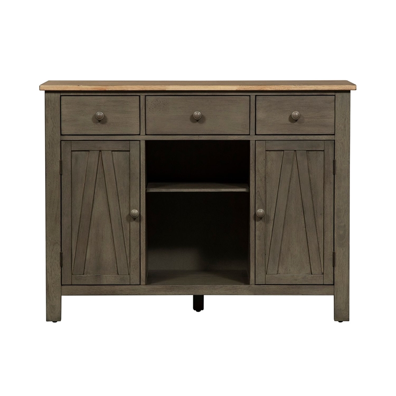 Liberty Furniture Lindsey Farm Server - Gray
