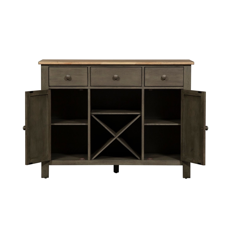 Liberty Furniture Lindsey Farm Server - Gray