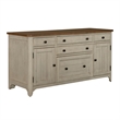 Liberty Furniture Farmhouse Reimagined 3 Piece Desk & Hutch Set - White