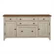 Liberty Furniture Farmhouse Reimagined 3 Piece Desk & Hutch Set - White