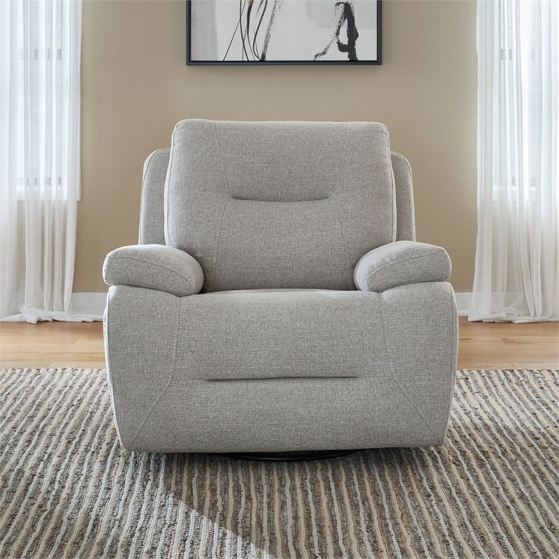 Liberty Furniture Cameron Power Recliner - Nathan Ginger Fabric