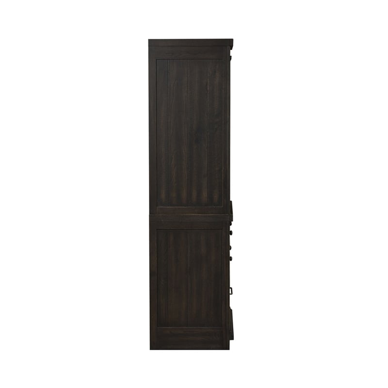 Liberty Furniture Harvest Home 2 Piece Hutch & Cabinet Set - Black