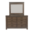 Liberty Furniture Thornwood Hills King Double Storage Bed Dresser & Mirror