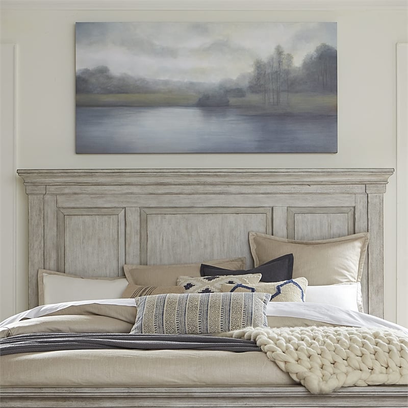 Liberty Furniture Heartland King Panel Headboard - White