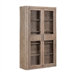 Liberty Furniture South Bend Bunching Glass Display Cabinet - Brown
