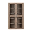 Liberty Furniture South Bend Bunching Glass Display Cabinet - Brown