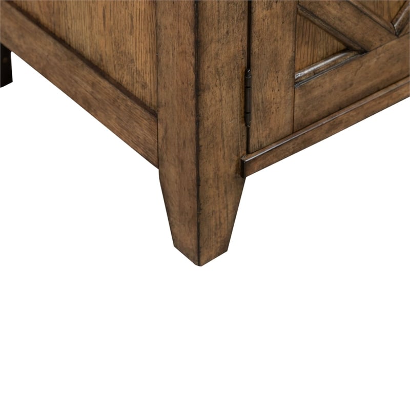 Liberty Furniture Carolina Park 78 Inch TV Console - Brown