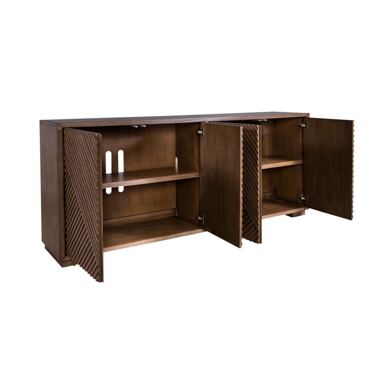 Liberty Furniture Eastons 82 Inch TV Console - Brown