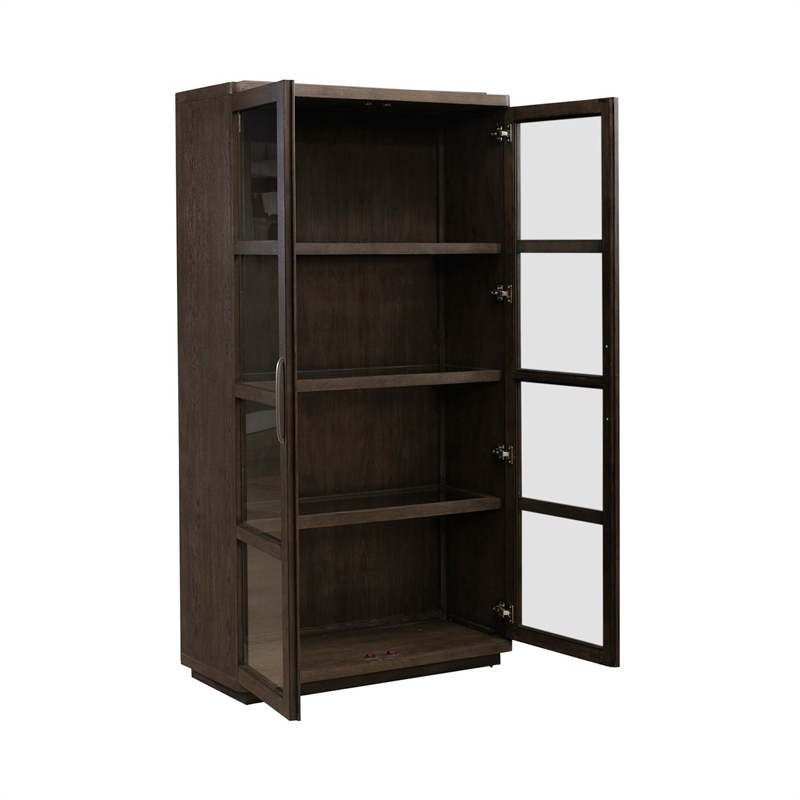 Liberty Furniture Cascade Falls Display Cabinet - Brown
