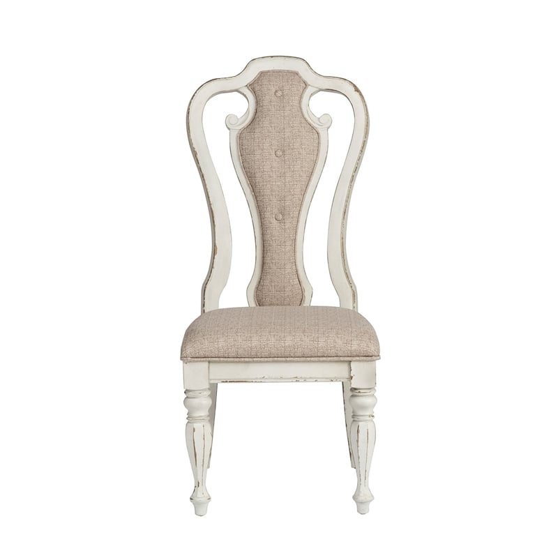 Liberty Furniture Magnolia Manor 7 Piece Leg Table Set - White