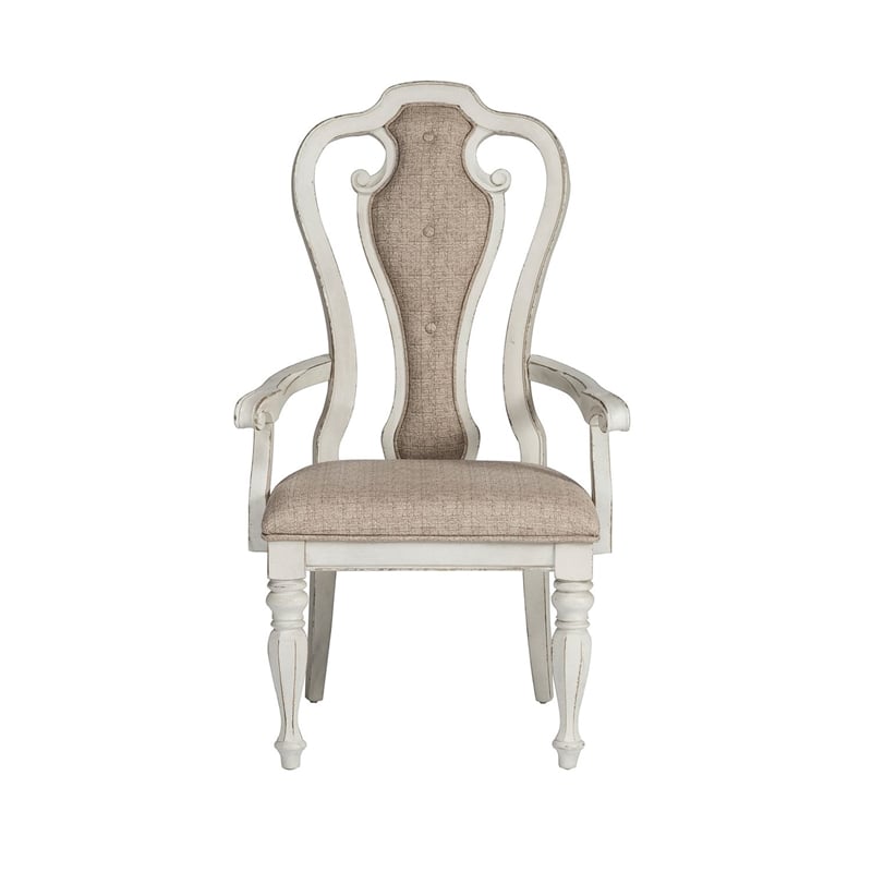 Liberty Furniture Magnolia Manor 7 Piece Leg Table Set - White