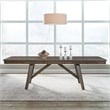 Liberty Furniture Carolina Park 5 Piece Trestle Table Set - Brown