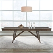 Liberty Furniture Carolina Park 7 Piece Trestle Table Set - Brown