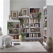 Liberty Furniture Magnolia Manor Stepped Bookcase Wall - White