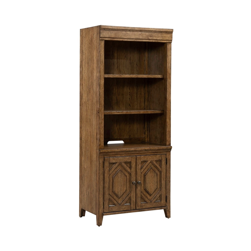 Liberty Furniture Carolina Park 2 Piece Bunching Bookcase - Brown
