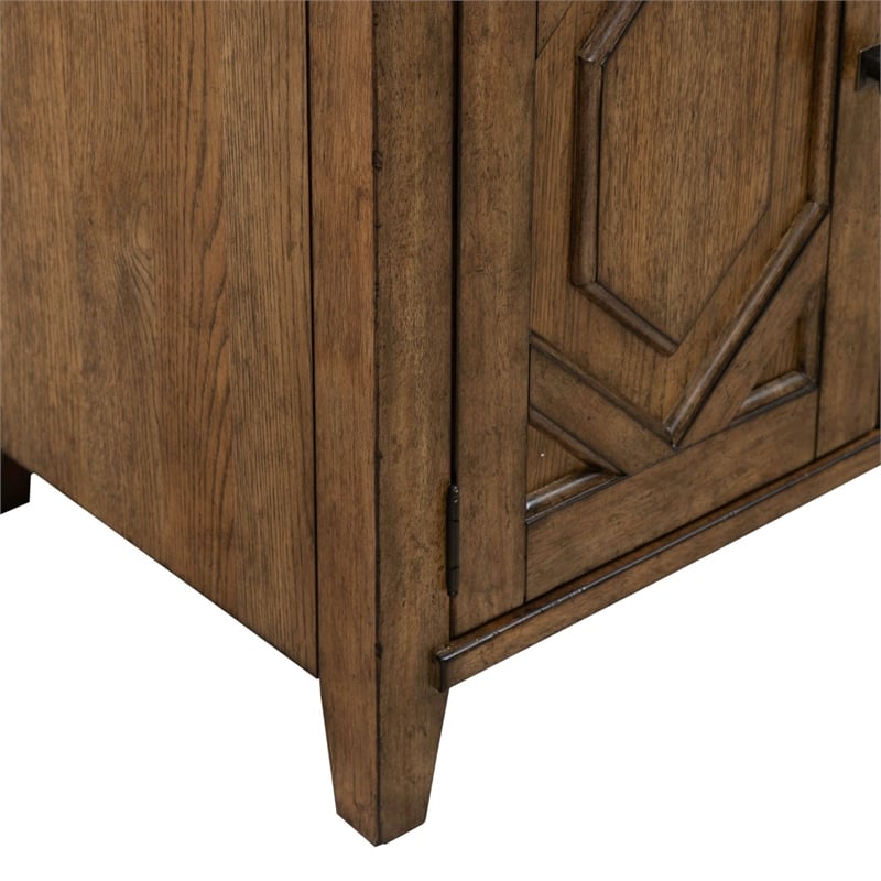 Liberty Furniture Carolina Park 2 Piece Bunching Bookcase - Brown