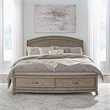 Liberty Furniture Avalon Queen Panel Storage Bed - Brown