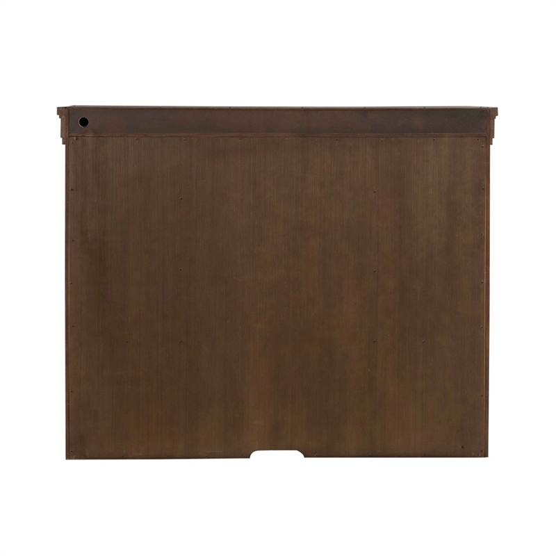 Liberty Furniture Carolina Park 5 Piece Jr Executive Desk Set - Brown