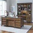 Liberty Furniture Carolina Park 5 Piece Jr Executive Desk Set - Brown