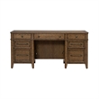 Liberty Furniture Carolina Park Jr Executive Credenza Desk - Brown