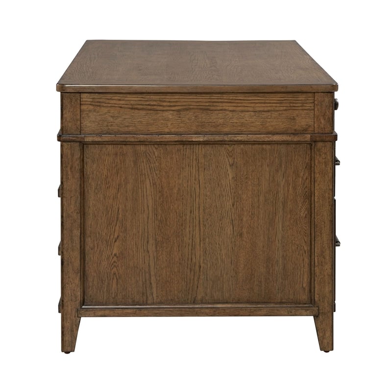 Liberty Furniture Carolina Park Jr Executive Desk - Brown