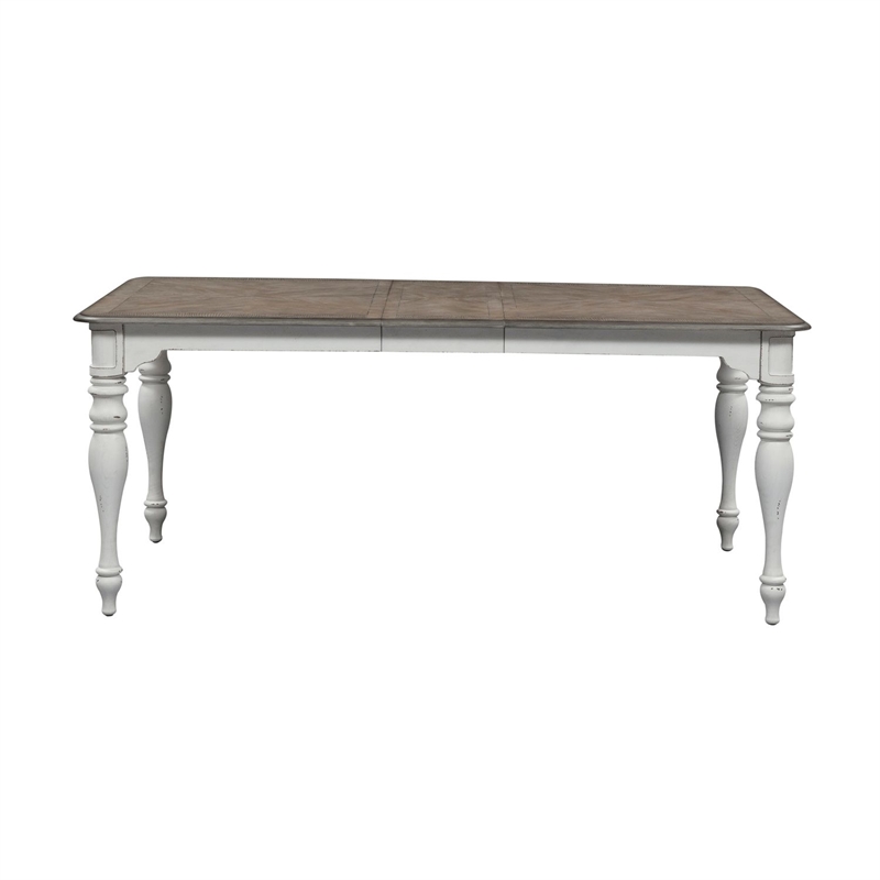 Liberty Furniture Magnolia Manor 5 Piece Leg Table Dining Room Set - White