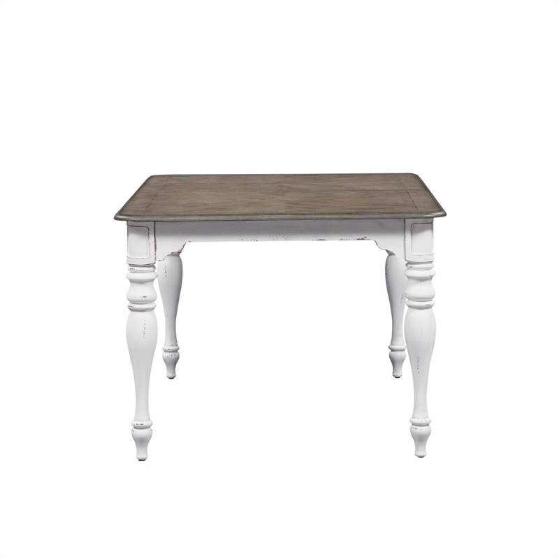 Liberty Furniture Magnolia Manor 6 Piece Leg Table Dining Room Set - White
