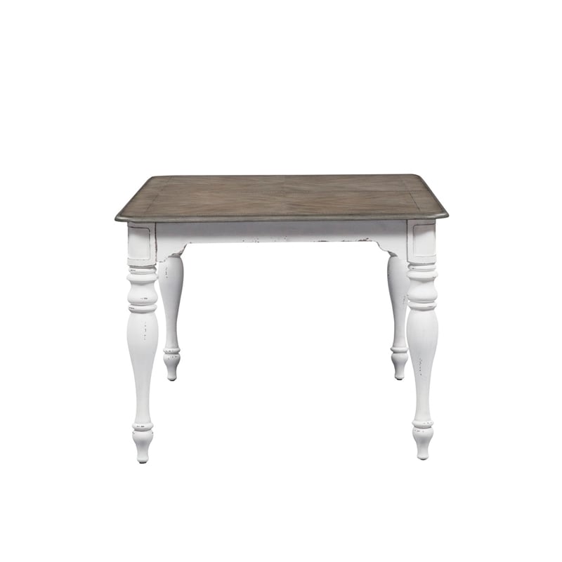 Liberty Furniture Magnolia Manor 7 Piece Leg Table Dining Room Set - White