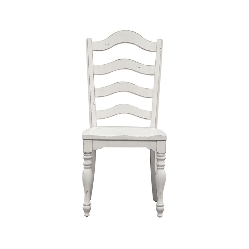 Liberty Furniture Magnolia Manor 7 Piece Leg Table Dining Room Set - White