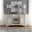 Liberty Furniture Magnolia Manor 3 Piece Dining Room Server Set with Piers White