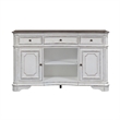 Liberty Furniture Magnolia Manor 3 Piece Dining Room Server Set with Piers White