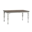 Liberty Furniture Magnolia Manor Opt 5 Piece Leg Table Dining Room Set - White
