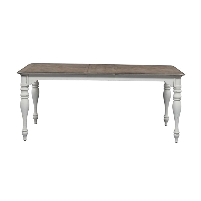 Liberty Furniture Magnolia Manor Opt 5 Piece Leg Table Dining Room Set - White