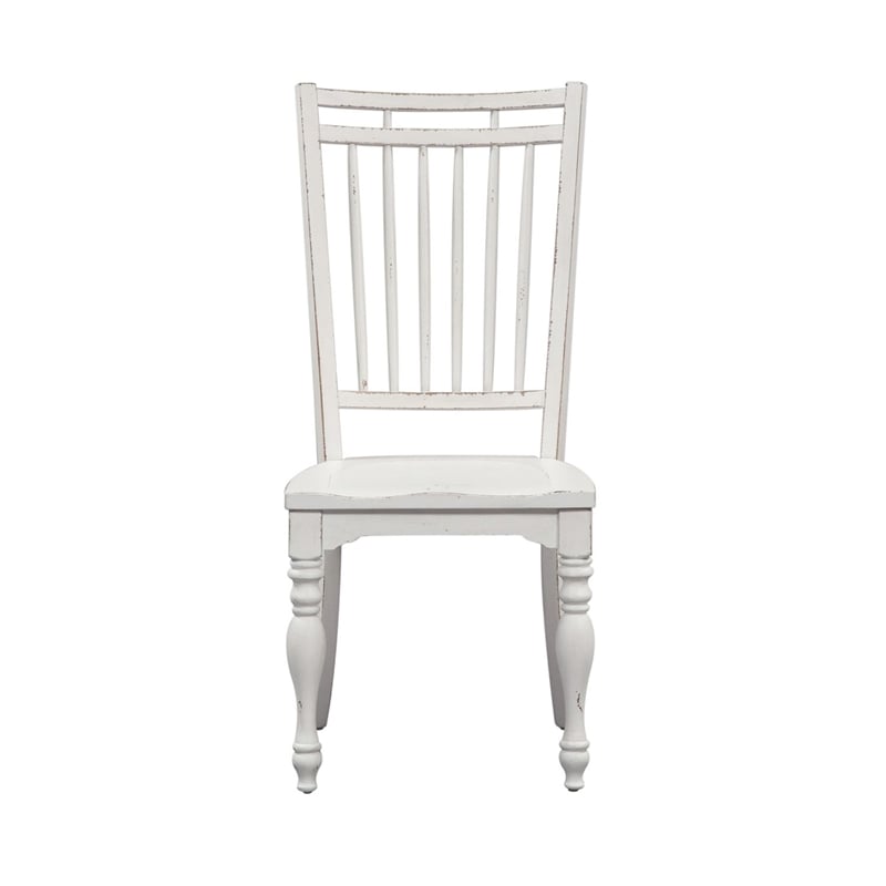 Liberty Furniture Magnolia Manor Opt 5 Piece Leg Table Dining Room Set - White