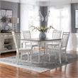Liberty Furniture Magnolia Manor Opt 5 Piece Leg Table Dining Room Set - White