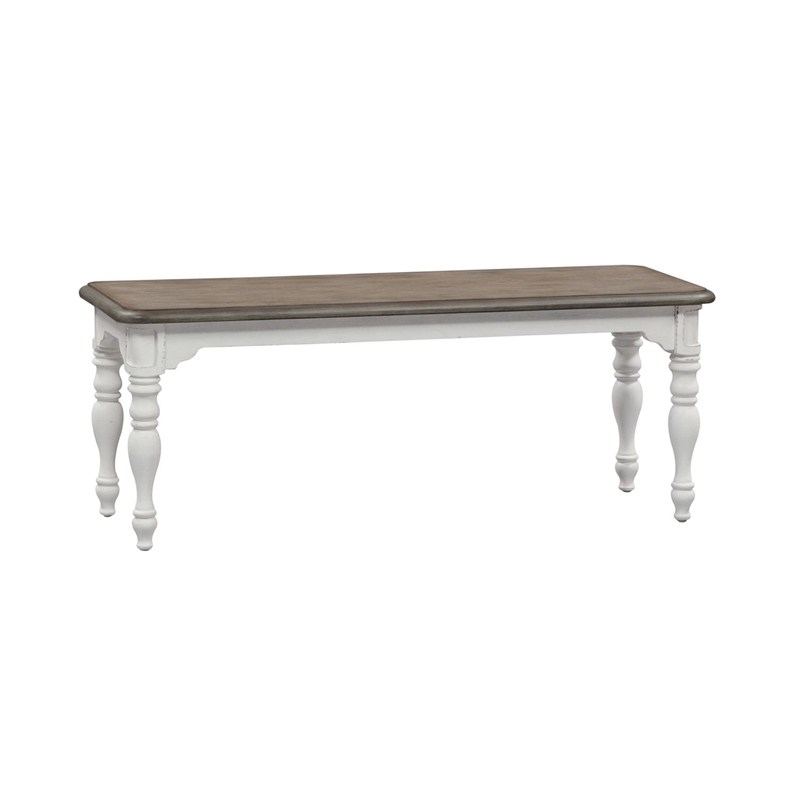 Liberty Furniture Magnolia Manor Opt 6 Piece Leg Table Dining Room Set - White