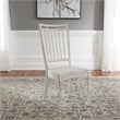 Liberty Furniture Magnolia Manor Opt 7 Piece Leg Table Dining Room Set - White