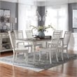 Liberty Furniture Magnolia Manor Opt 7 Piece Leg Table Dining Room Set - White