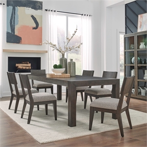 Liberty Furniture Cascade Falls Opt 7 Piece Rectangular Table Dining Set - Brown