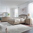 Liberty Furniture Avalon King Panel Storage Bed Dresser & Mirror NS - Brown